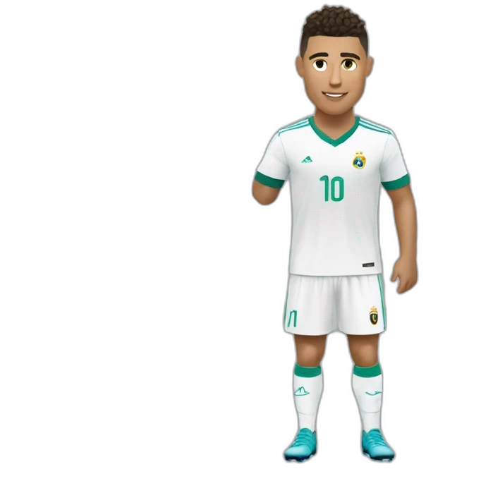Ronaldo qui fait la croix emoji