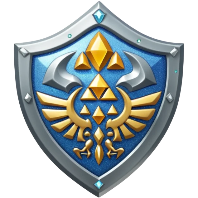 glitter shield Hylian emoji