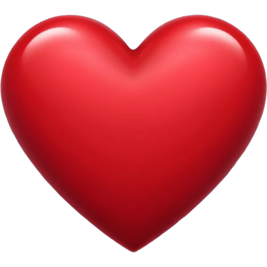 Dark crimson color heart emoji