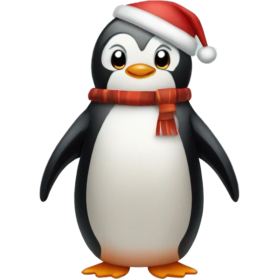 christmas penguin  emoji