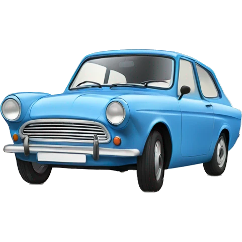 flying blue ford anglia emoji
