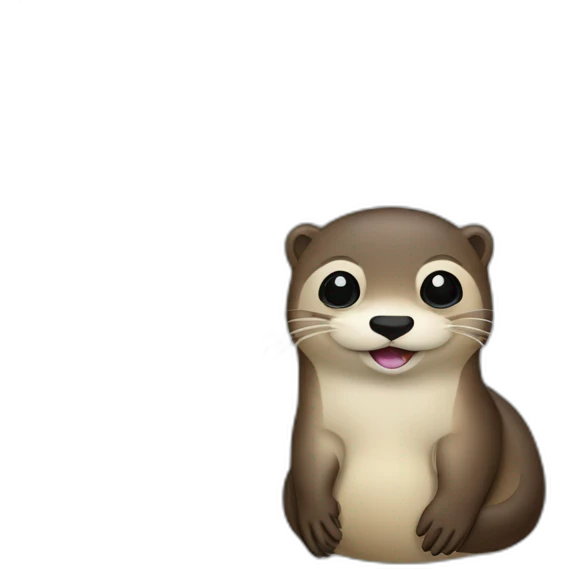 Loutre sur frigo emoji
