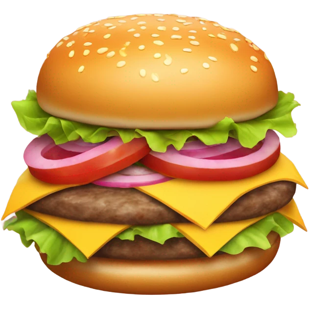 Pink hamburger  emoji