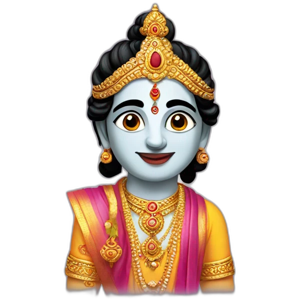 Lord shri krishna  emoji