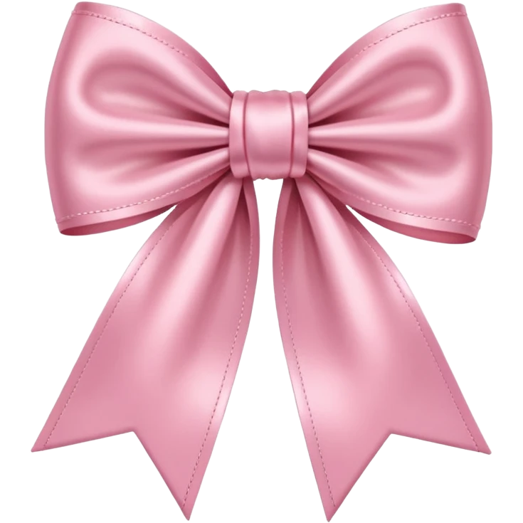 Cute light pink bow  emoji