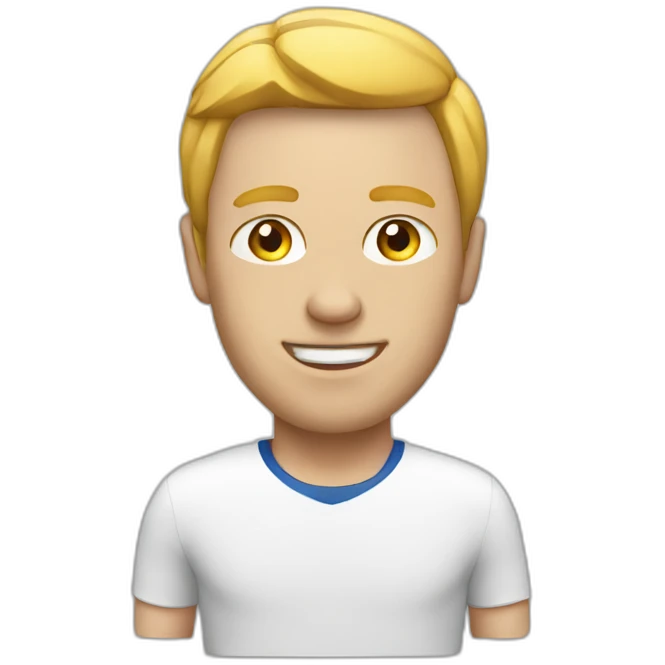 white man marathon runner emoji