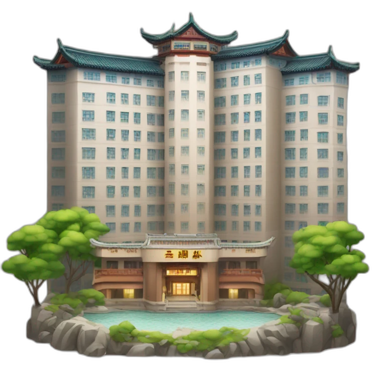shanghai shimao deep pit hotel emoji