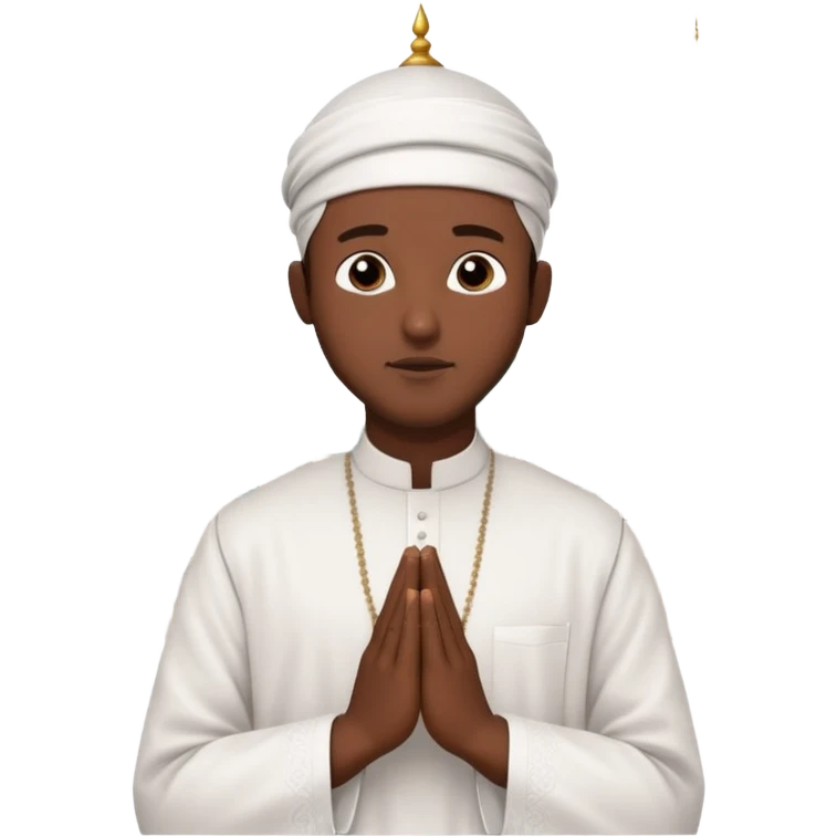 RAMADAN DAILY ROUTINE FOR A GUY PAYING IN A MOSQUE emoji