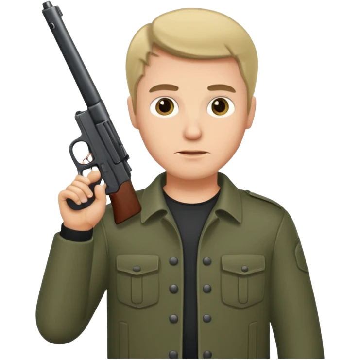 i dude holding a gun emoji