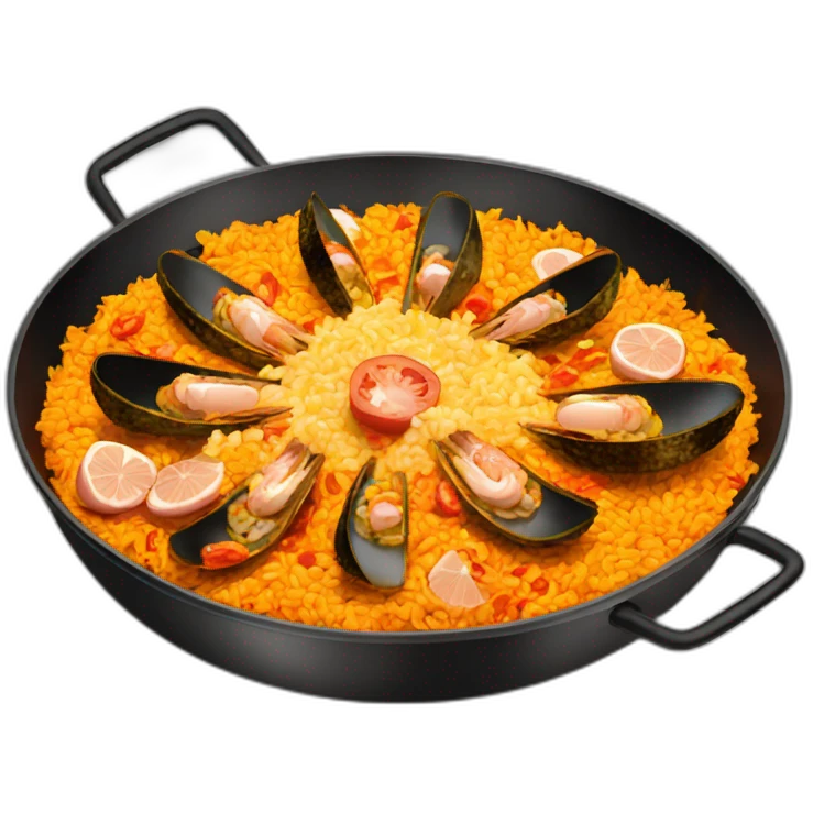 paella with chorizo emoji