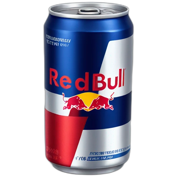 Red bull energy drink emoji