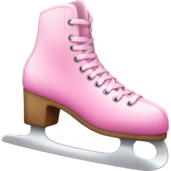 pink ice skate emoji