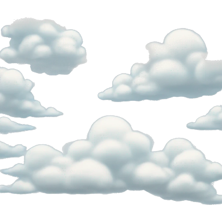 Light blue sky with soft white clouds emoji