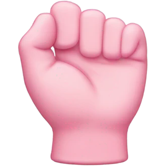 Pastel pink thumb tack emoji
