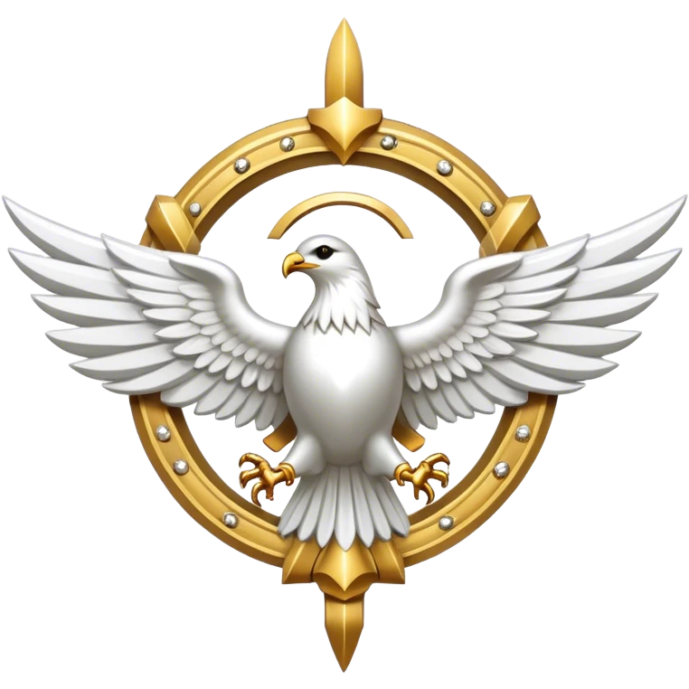 dominus' emblem holy with a touch of white  emoji