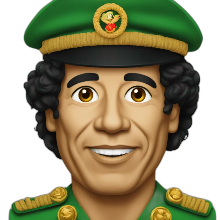 muammar gaddafi emoji