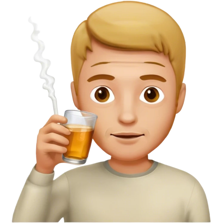 men drink miel emoji