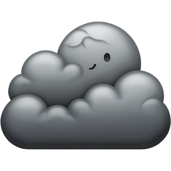 fight cloud emoji