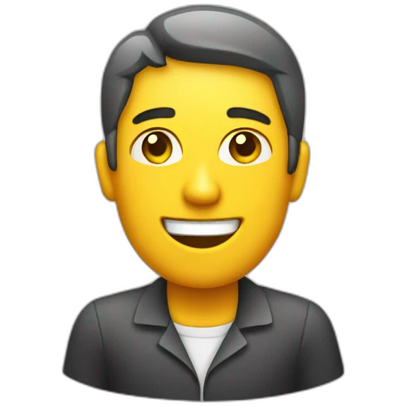 customer service sitting in chair emoji