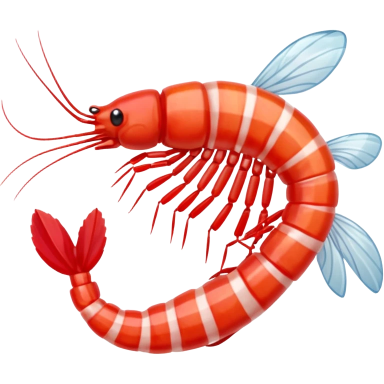 Candy shrimp emoji