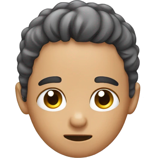 Thinking scratching scalp emoji