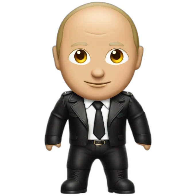 Vladimir Putin in leather suit emoji