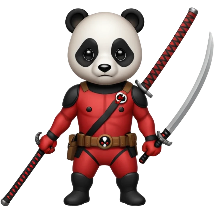 Panda Deadpool emoji