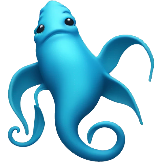 Blue Aquarius symbol  emoji
