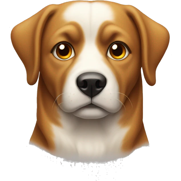 Un chien chaud  emoji