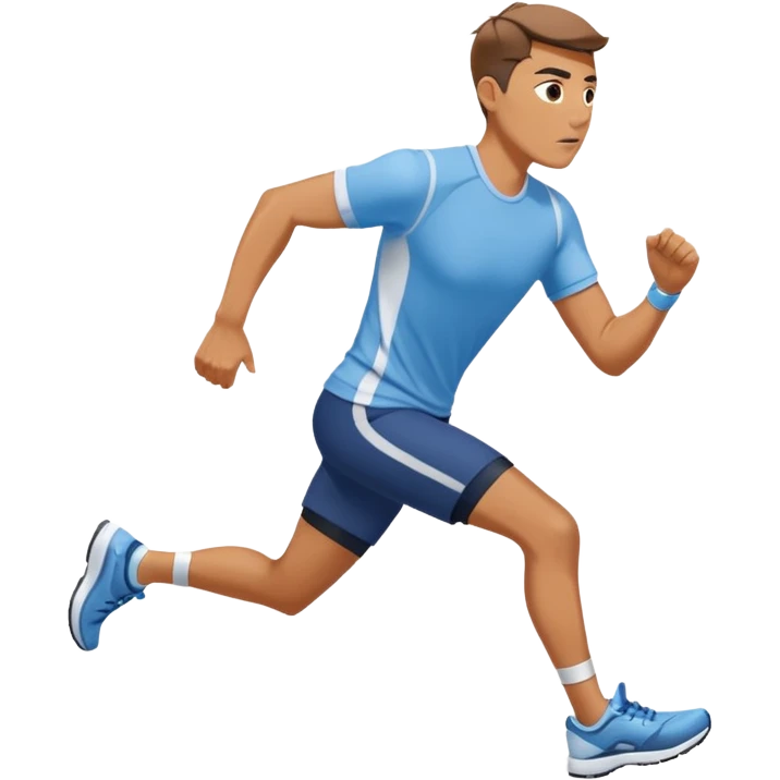 Man running after hyundai ionic emoji