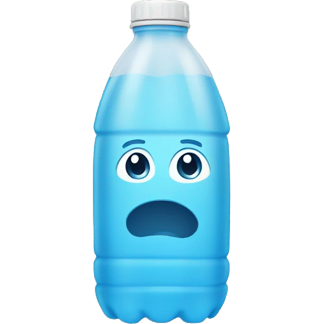 Water bottle  emoji