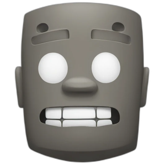 luffy moai head emoji