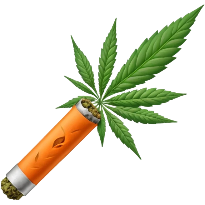 Marijuana joint emoji