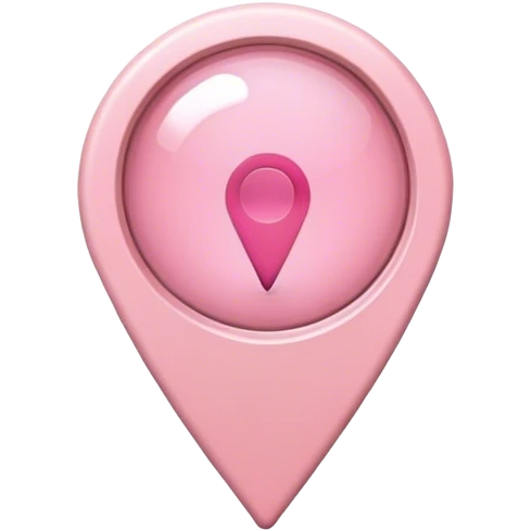 Light Pink location pin emoji