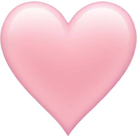 light pink heart emoji