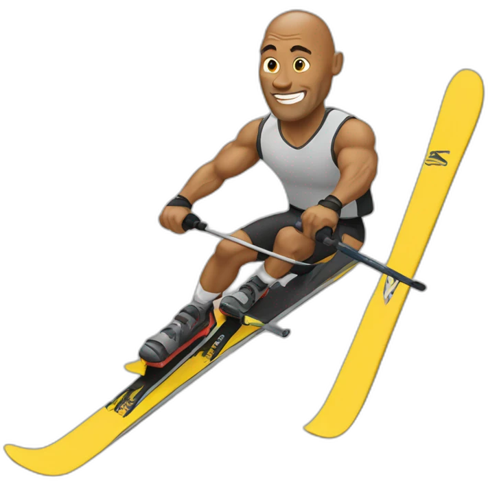 The rock ski emoji