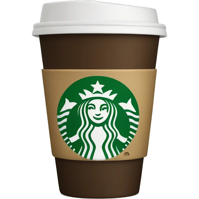 Starbucks coffee emoji