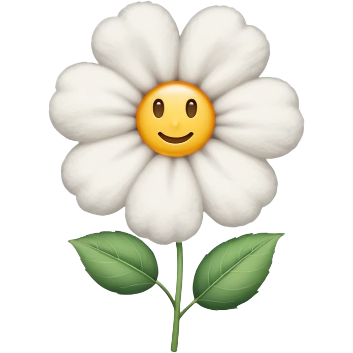 cotton flower emoji emoji
