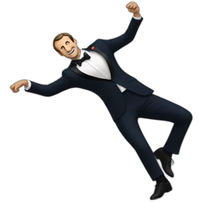 Macron dancing emoji