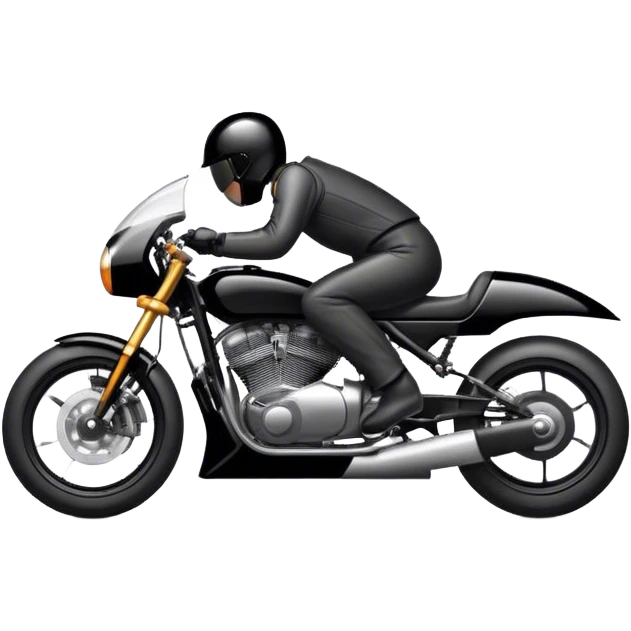 An icon showing a motorcycle and car racing side by side, leaving trails of speed and excitement. The silhouettes merge, symbolizing the thrill of adventure, custom tuning, and the freedom of the open road. A dynamic design on a transparent background, evoking passion for both vehicles. emoji