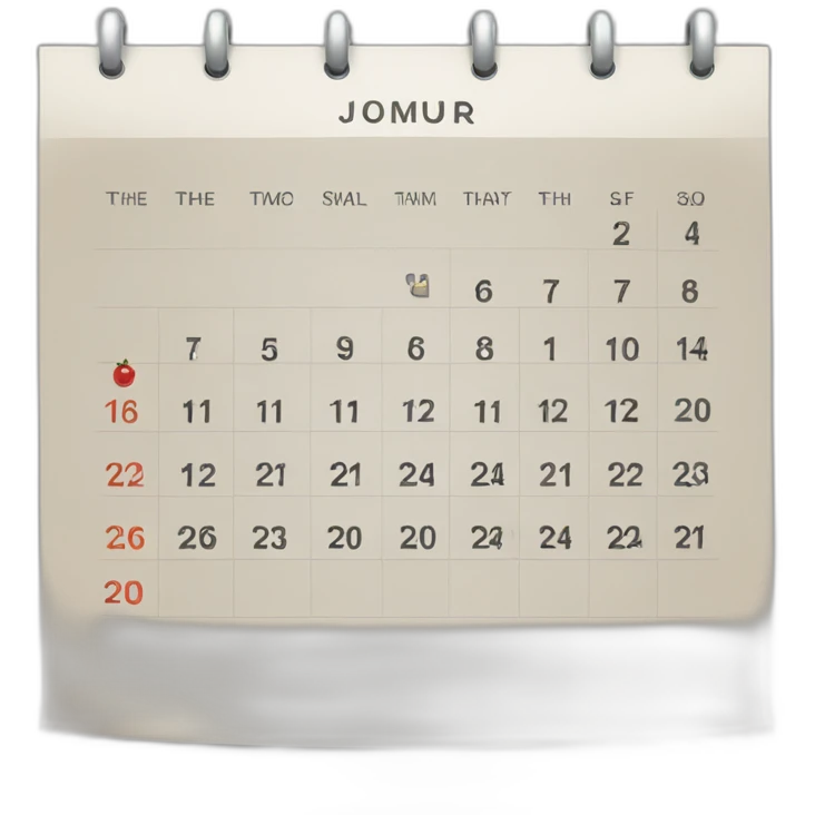 calendar emoji