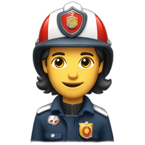 Pompier de Paris emoji