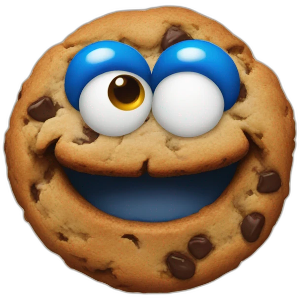 Cookie monster emoji