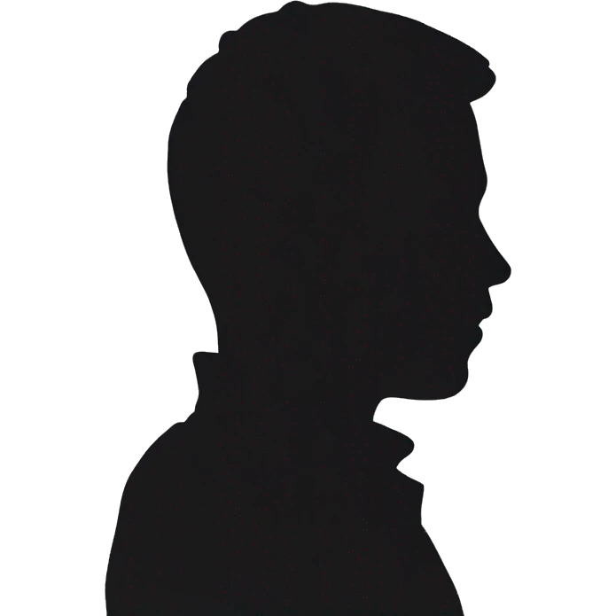 solo silhouette in darkness emoji