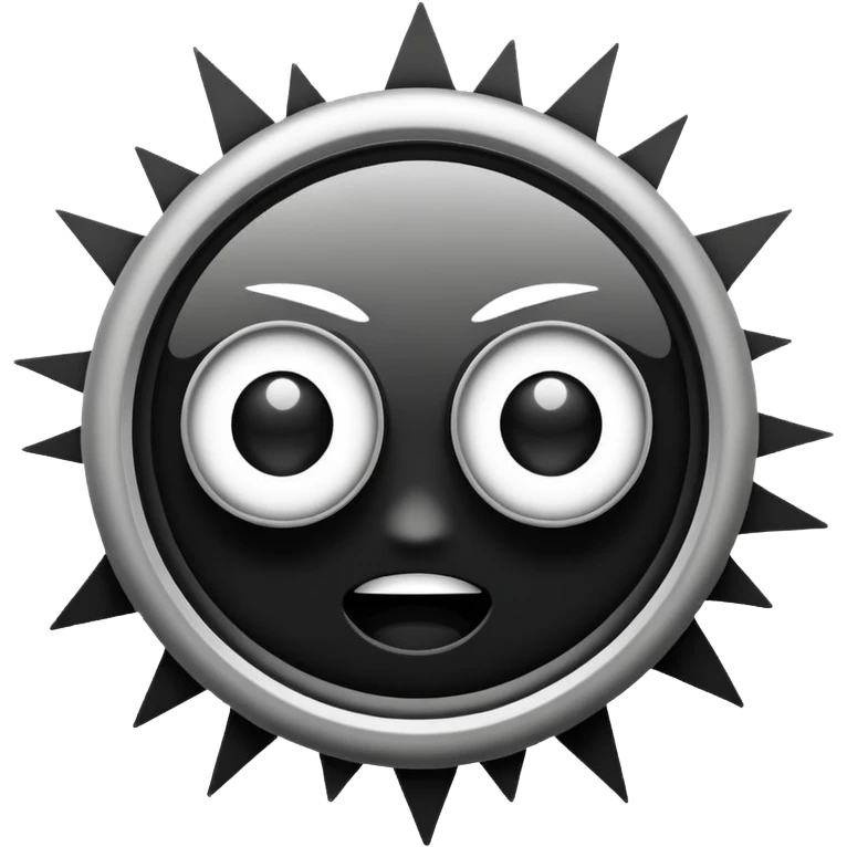 Minimalist emoji-style sticker of a wide open eye with a camera flash bursting into it. High contrast black and white with sharp lines. No gradients.
 emoji