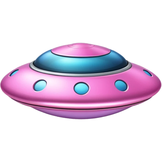 pink UFO emoji