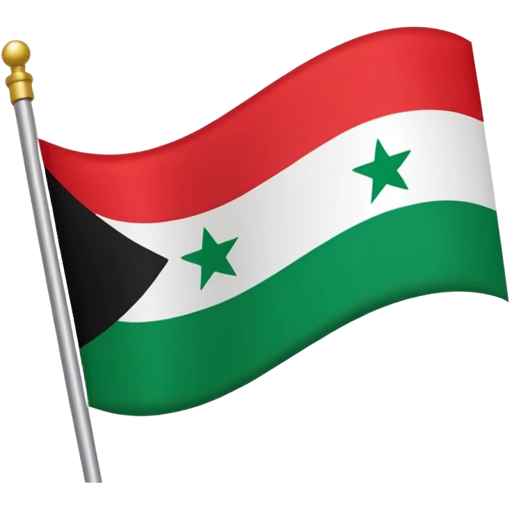 ba'athist syria flag emoji