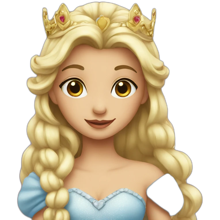 Princess heart emoji