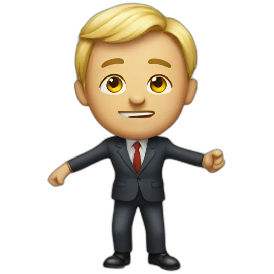 Political tightrope emoji