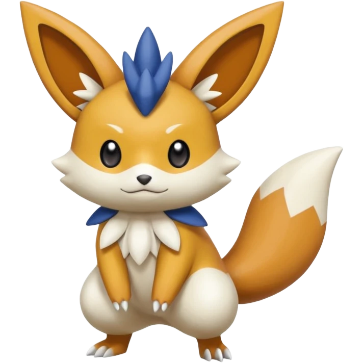 Victini-Meowstic-Buizel-Raichu-Zangoose-Fakémon-hybrid-creature (full body)  emoji